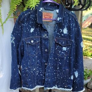 Levi's Blue Denim Jean Jacket XXL